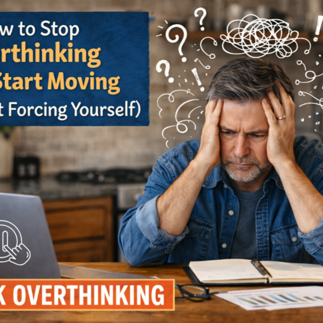 How to Stop Overthinking and Start Moving (Without Forcing Yourself)