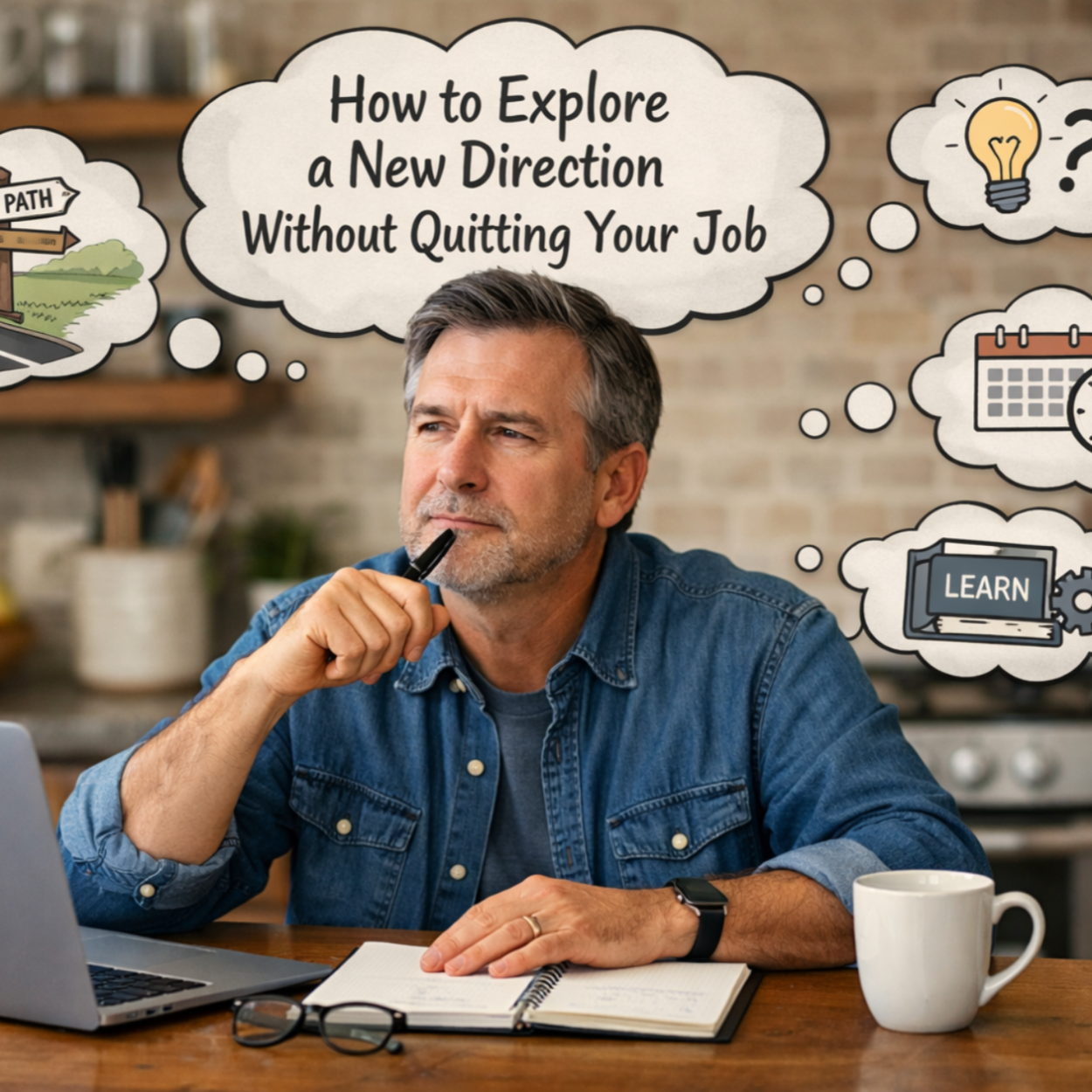 How to Explore a New Direction Without Quitting Your Job