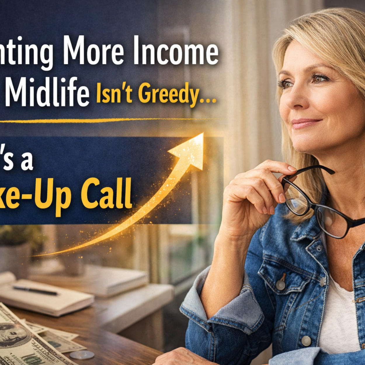 Wanting More Income in Midlife Isn’t Greedy—It Means You’re Waking Up