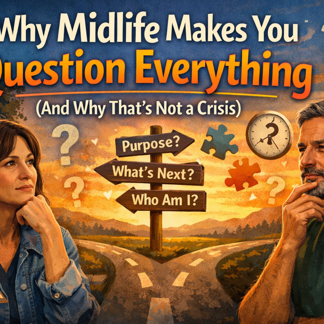 Why Midlife Makes You Question Everything (And Why That’s Not a Crisis)