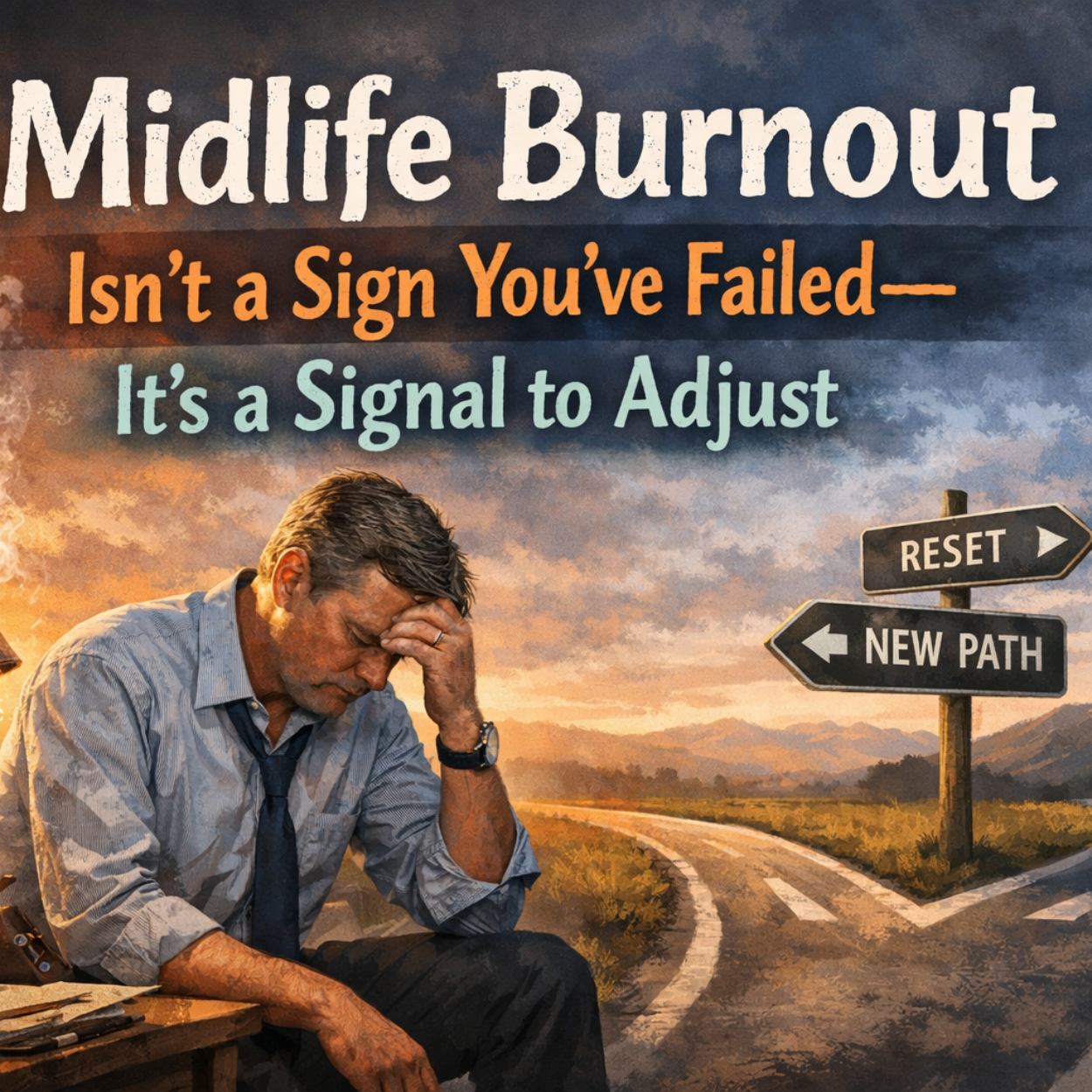 Midlife Burnout Isn’t a Sign You’ve Failed – It’s a Signal to Adjust