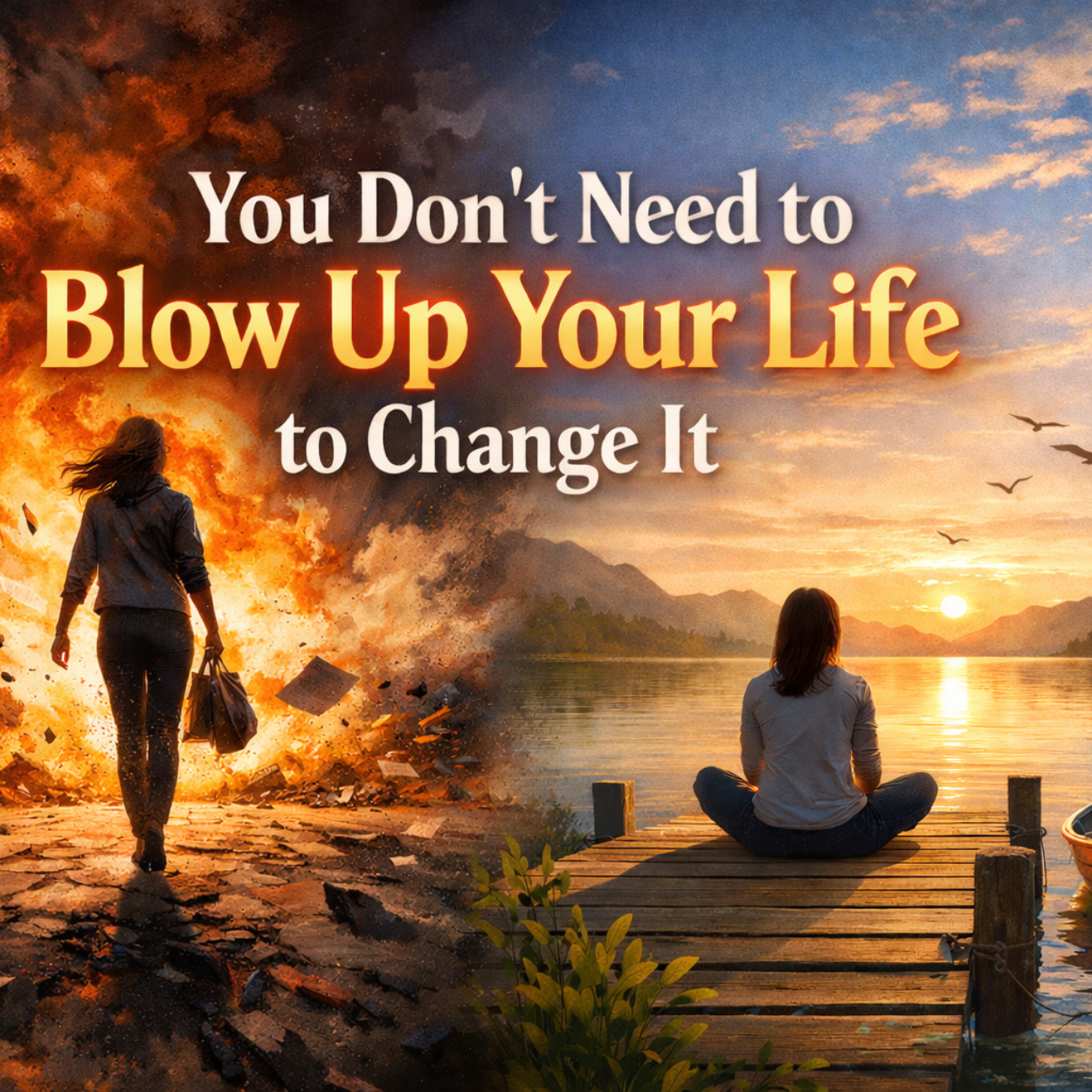 You Don’t Need to Blow Up Your Life to Change It