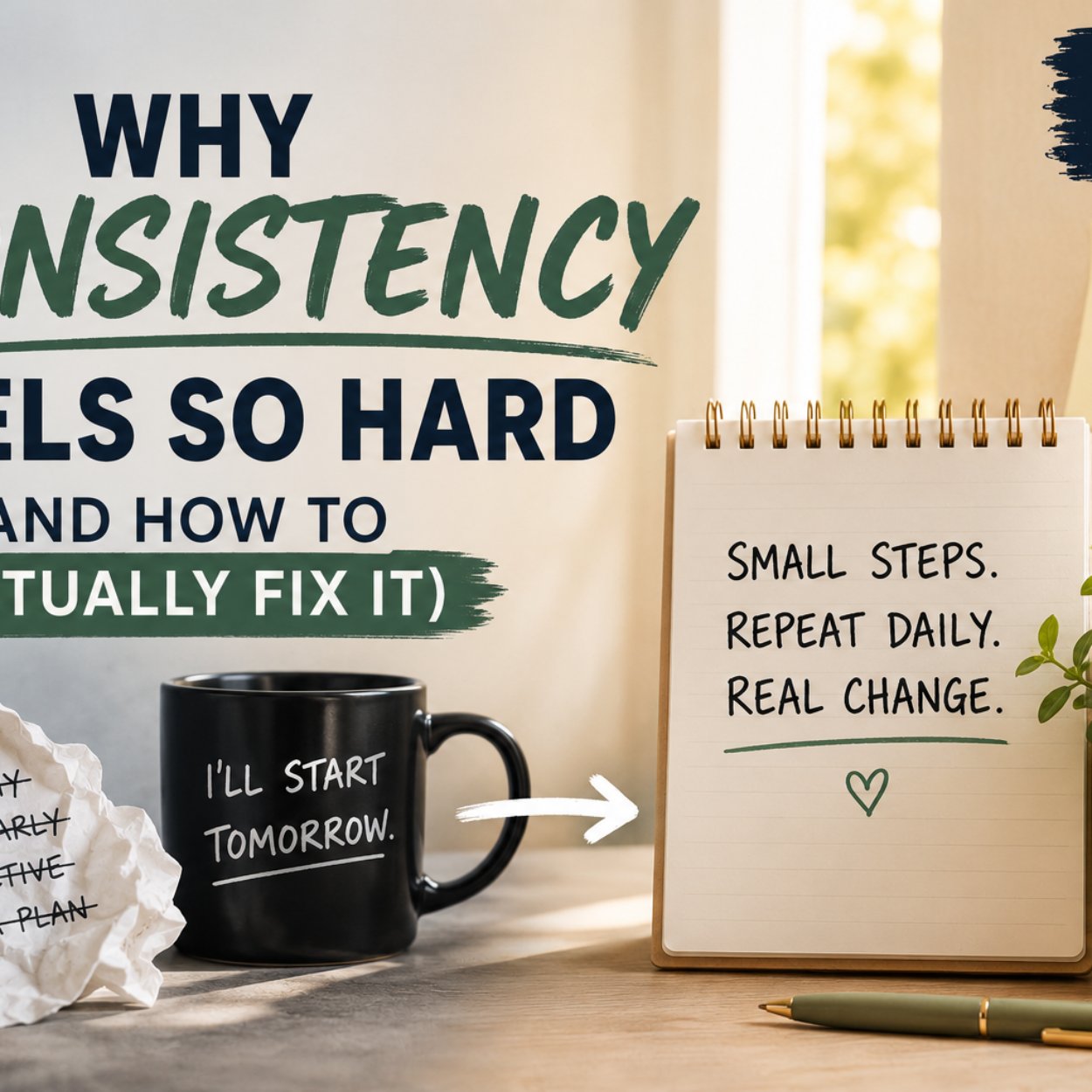 Why Consistency Feels So Hard (And How to Actually Fix It)