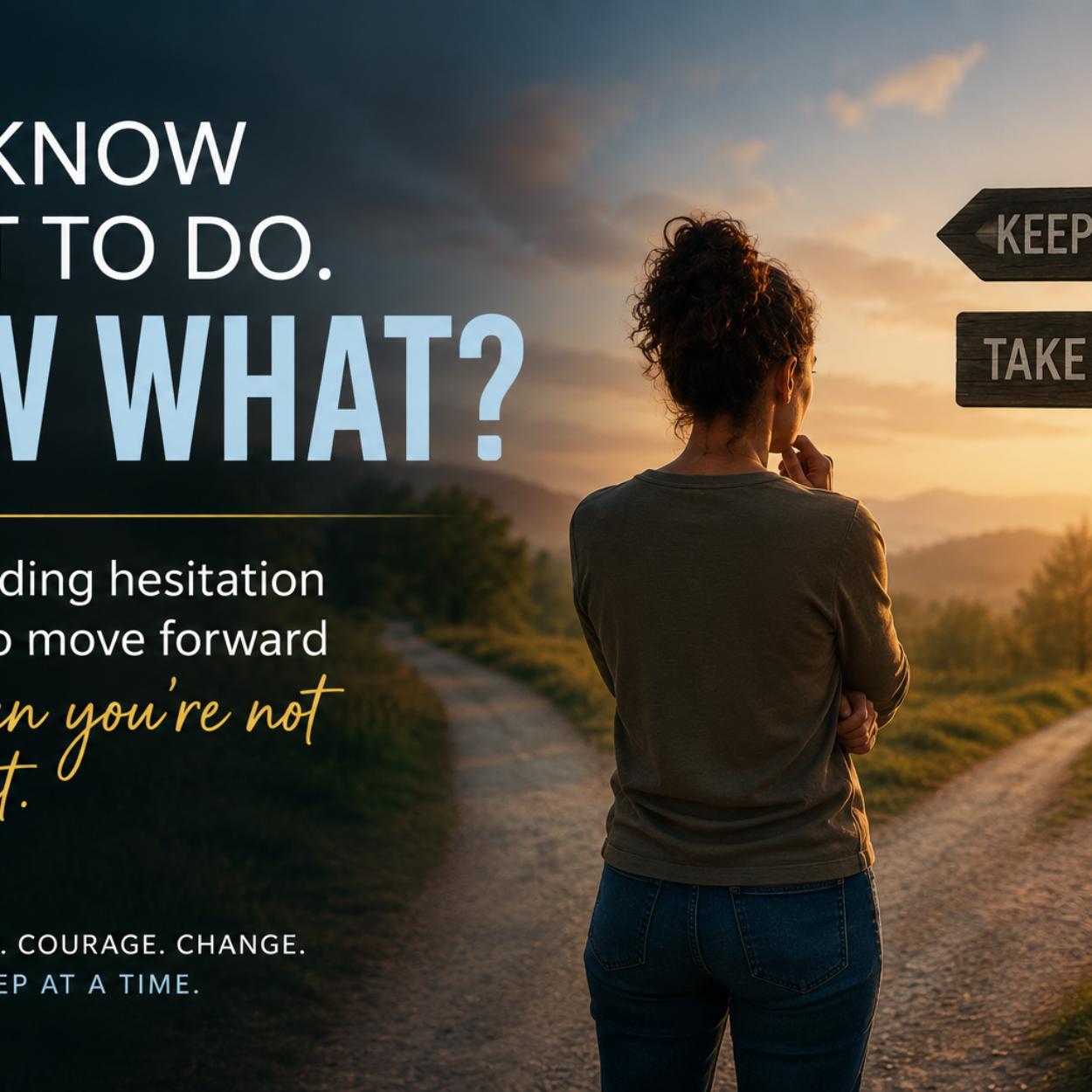 Why You’re Still Hesitating (Even When You Know What To Do)