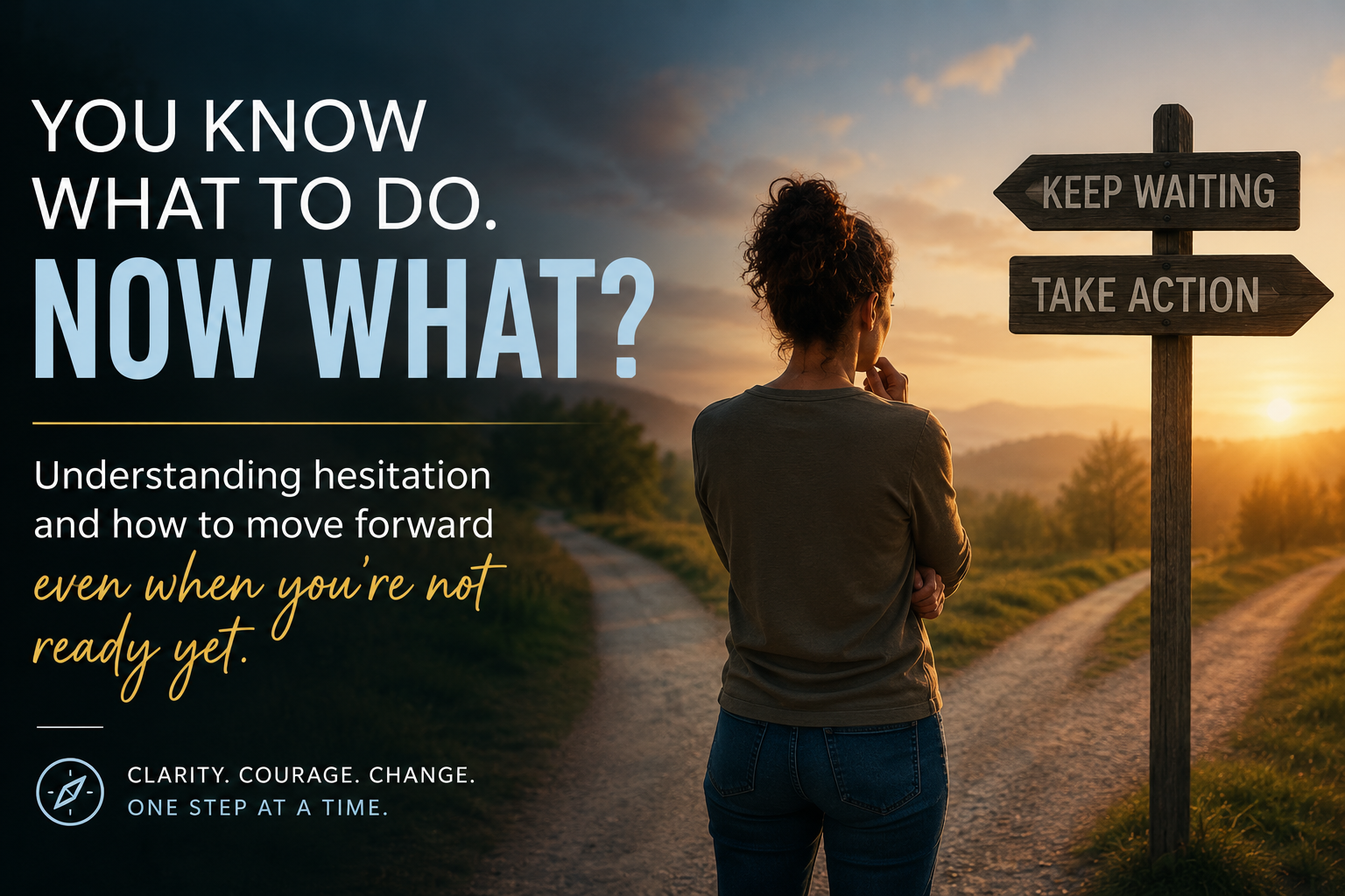 You are currently viewing Why You’re Still Hesitating (Even When You Know What To Do)