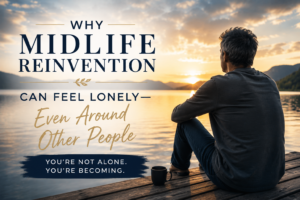 Read more about the article Why Midlife Reinvention Can Feel Lonely – Even Around Other People