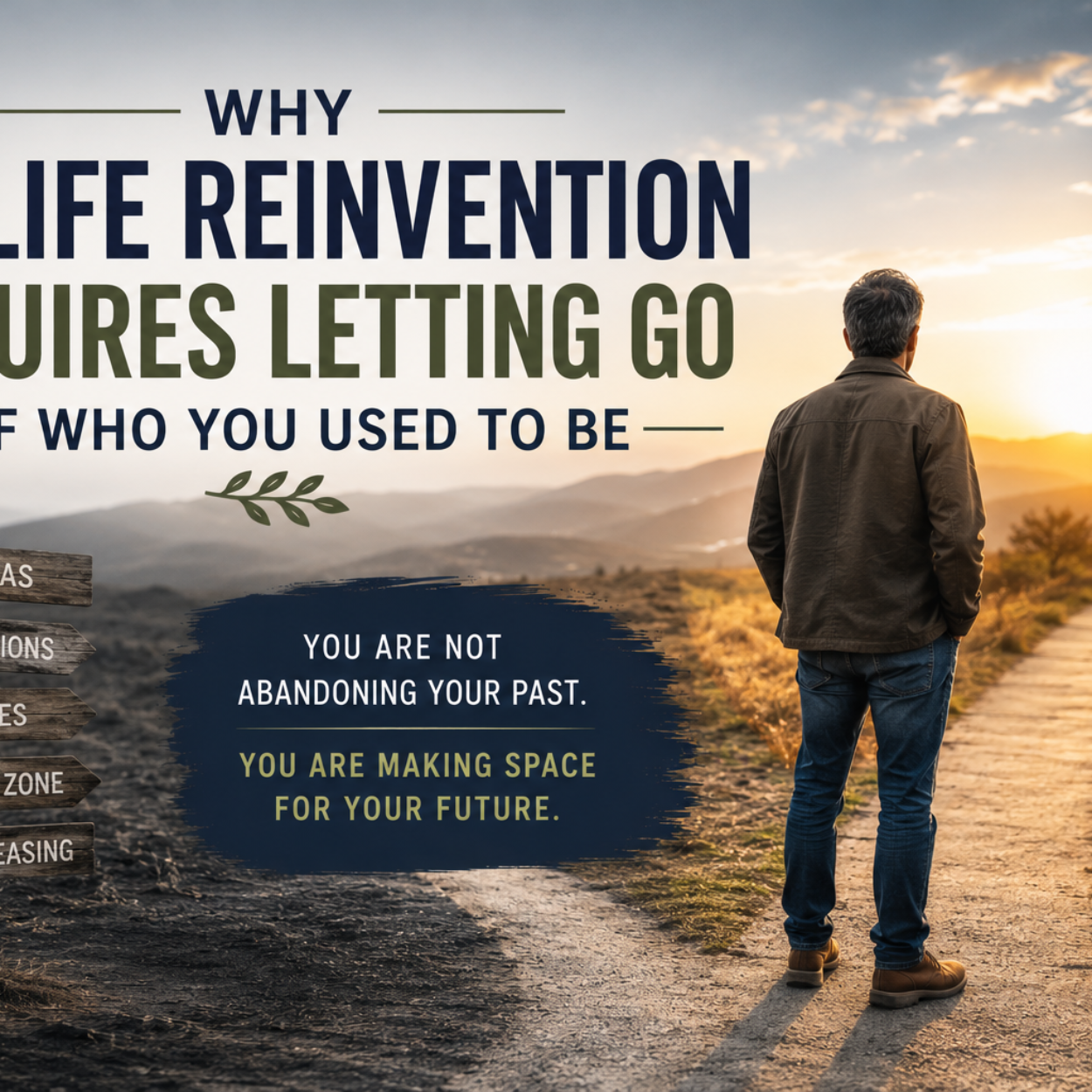 Why Midlife Reinvention Requires Letting Go of Who You Used to Be