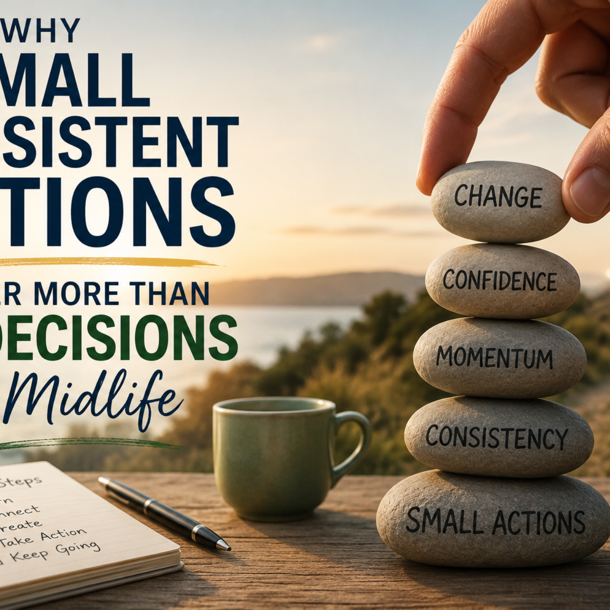 Why Small Consistent Actions Matter More Than Big Decisions in Midlife