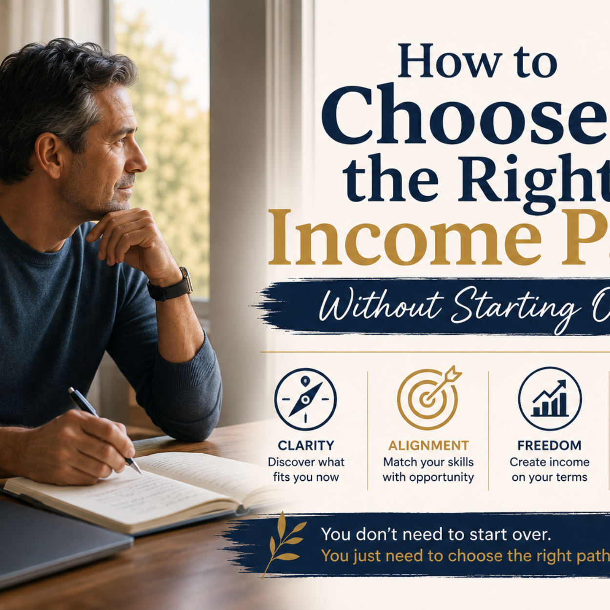 How to Choose the Right Income Path Without Starting Over